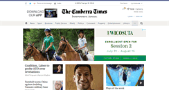 Desktop Screenshot of canberratimes.com.au